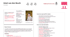 Desktop Screenshot of antalvandenbosch.ruhosting.nl