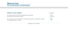 Tablet Screenshot of merelvangoch.ruhosting.nl