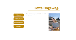 Desktop Screenshot of lottehogeweg.ruhosting.nl